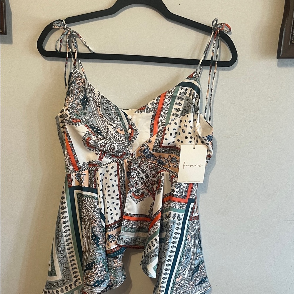 Multicolor Paisley Women's Blouse